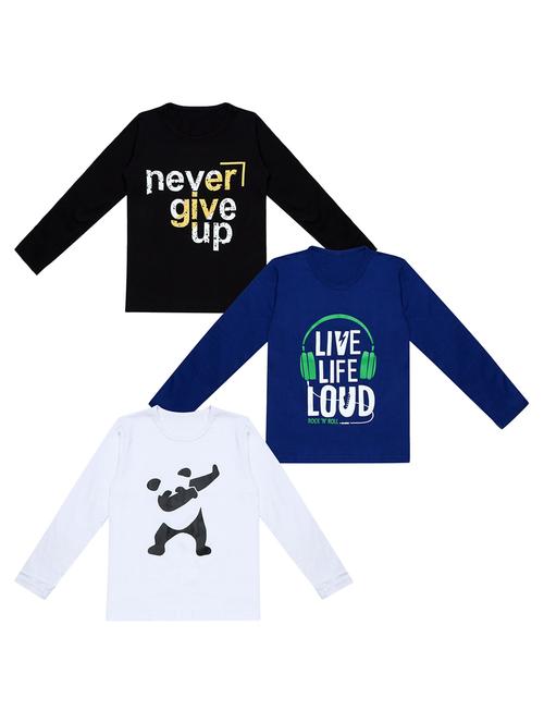 pack of 3 printed t-shirt - 19632374 - Very Small Image - 1