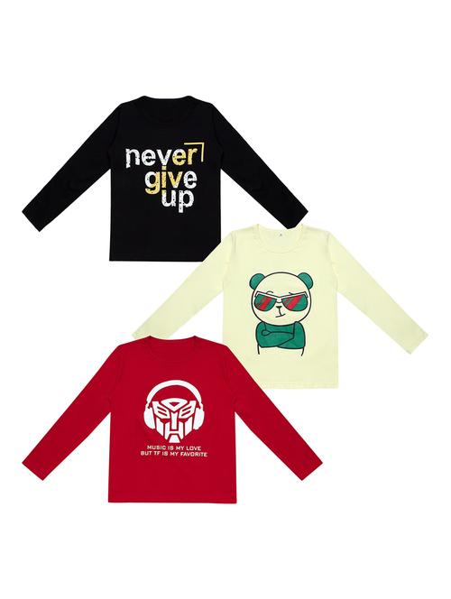 pack of 3 printed t-shirt - 19632400 - Very Small Image - 1