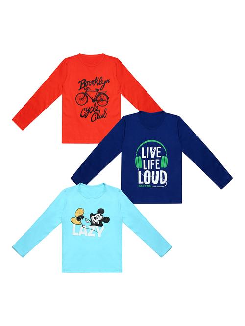 pack of 3 printed t-shirt - 19632413 - Very Small Image - 1