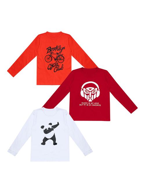 pack of 3 printed t-shirt - 19632414 - Very Small Image - 1