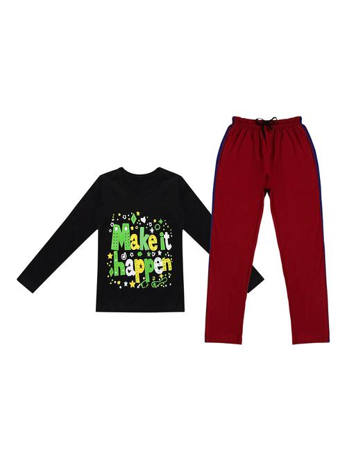 girl full length night suit set - 19634287 - Very Small Image - 1
