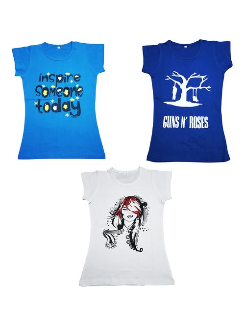 pack of 3 printed tee - 19635479 - Very Small Image - 1