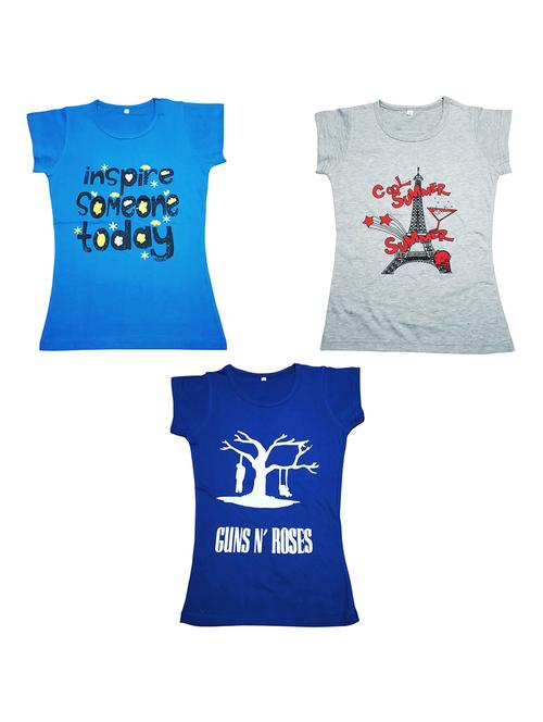 pack of 3 printed tee - 19635490 - Very Small Image - 1