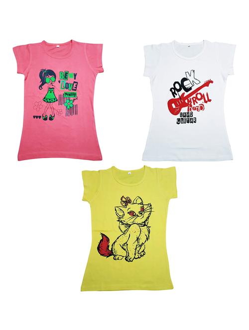 pack of 3 printed tee - 19635492 - Very Small Image - 1