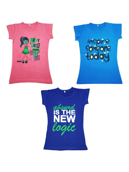 pack of 3 printed tee - 19635518 - Very Small Image - 1