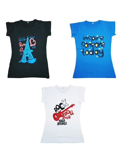 pack of 3 printed tee - 19635542 - Very Small Image - 1