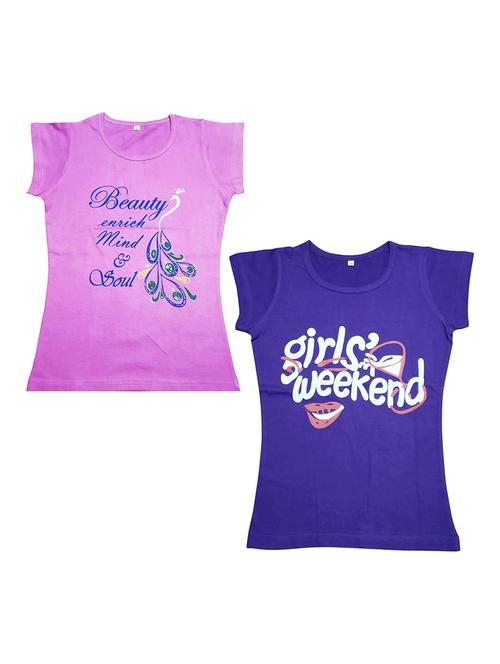 pack of 2 printed tee - 19635546 - Very Small Image - 1