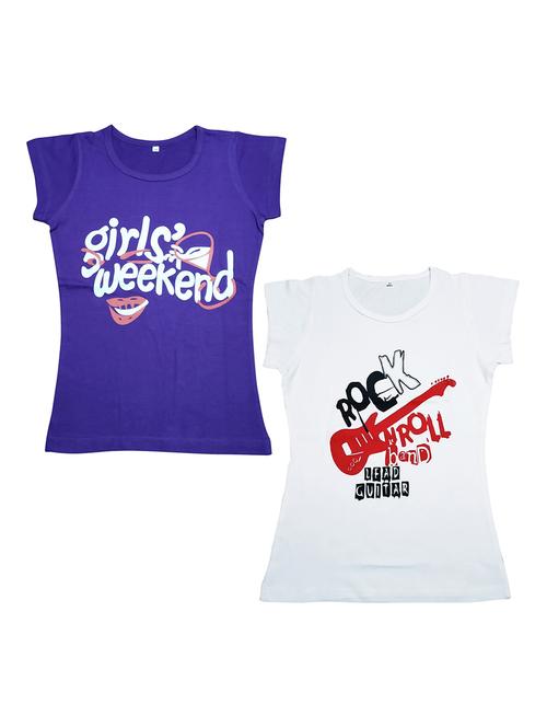 pack of 2 printed tee - 19635551 - Very Small Image - 1
