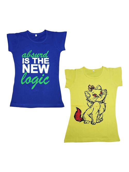 pack of 2 printed tee - 19635559 - Very Small Image - 1