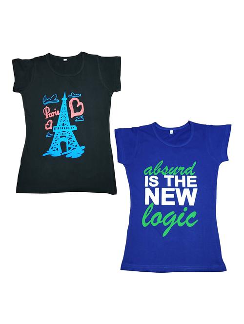 pack of 2 printed tee - 19635593 - Very Small Image - 1