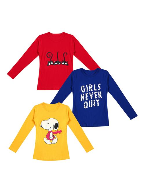 pack of 3 printed tee - 19635627 - Very Small Image - 1
