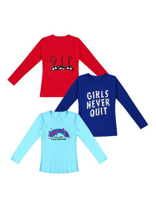 pack of 3 printed tee - 19635628 - Very Small Image - 1