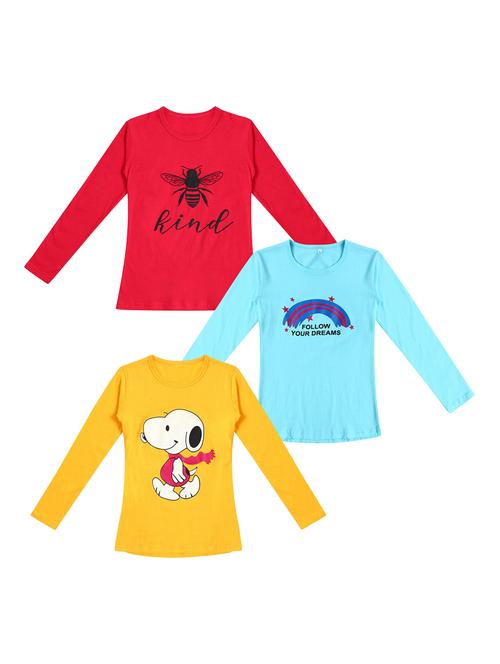 pack of 3 printed tee - 19635629 - Very Small Image - 1