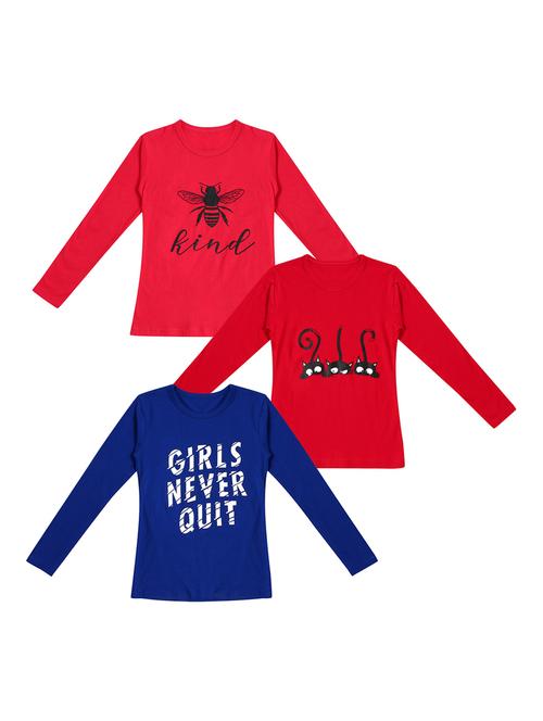 pack of 3 printed tee - 19635635 - Very Small Image - 1