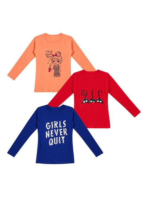pack of 3 printed tees - 19635642 - Very Small Image - 1