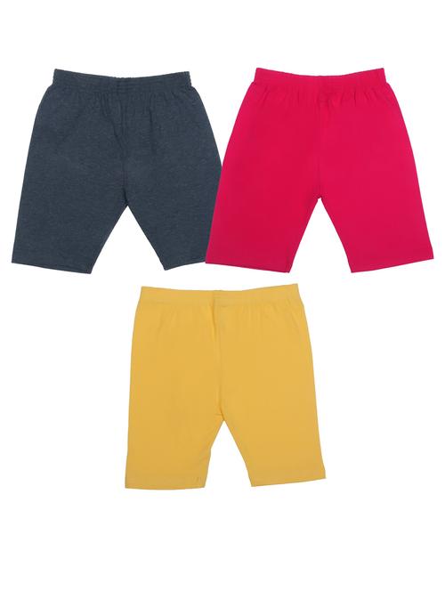 pack of 3 solid shorts - 19636350 - Very Small Image - 1