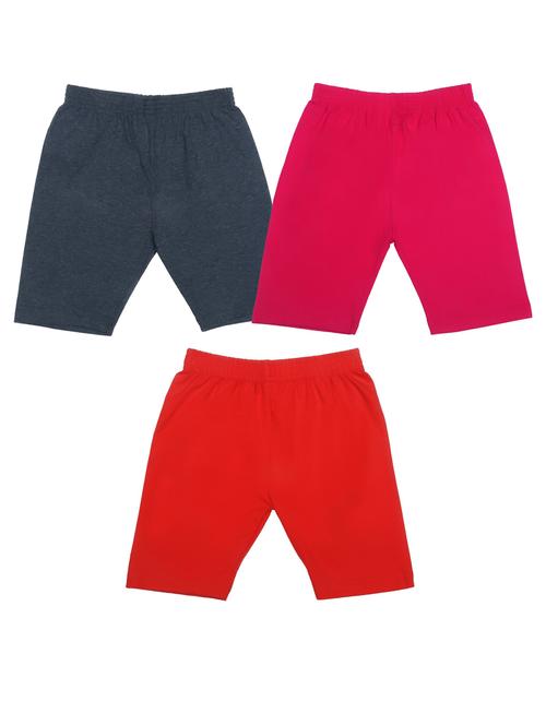 pack of 3 solid shorts - 19636351 - Very Small Image - 1