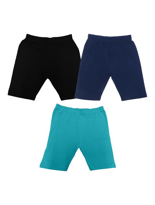 pack of 3 solid shorts - 19636789 - Very Small Image - 1