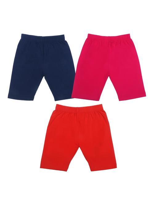 pack of 3 solid shorts - 19636807 - Very Small Image - 1