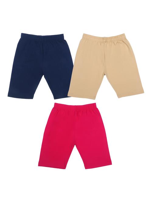 pack of 3 solid shorts - 19636815 - Very Small Image - 1