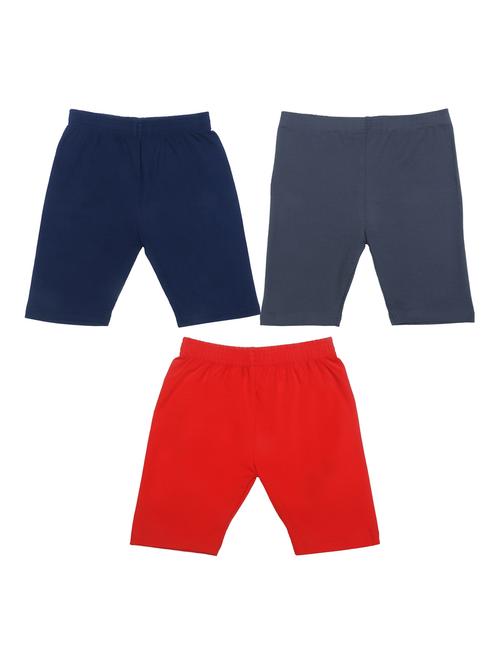 pack of 3 solid shorts - 19636817 - Very Small Image - 1