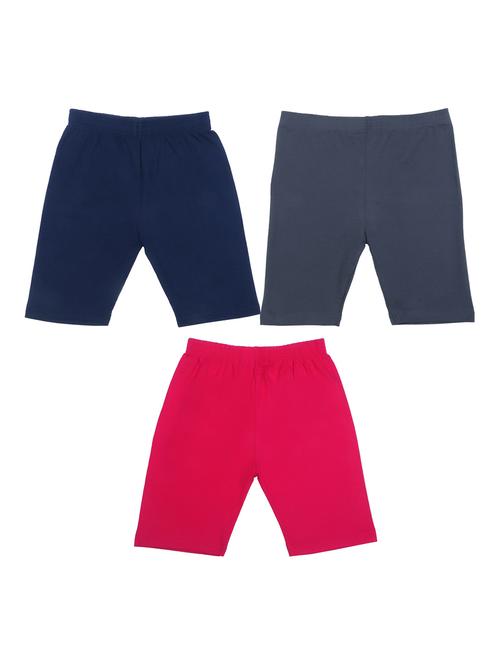 pack of 3 solid shorts - 19636820 - Very Small Image - 1