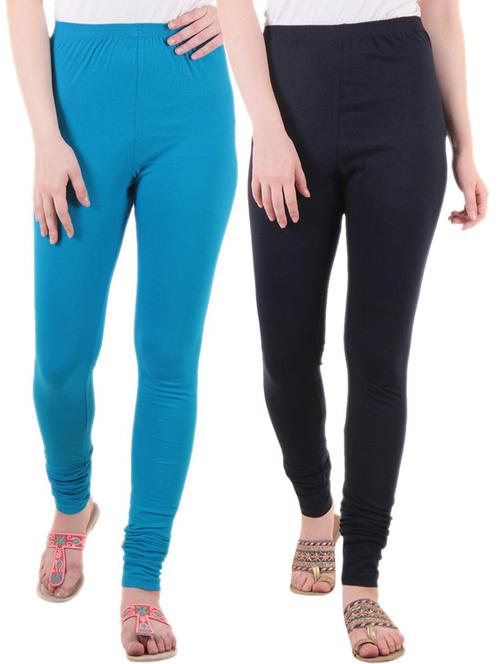 pack of 2 solid leggings - 19637460 - Very Small Image - 1