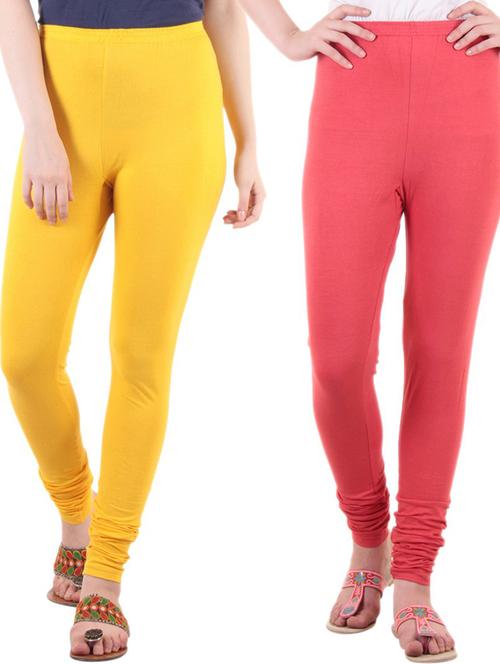 pack of 2 solid leggings - 19637464 - Very Small Image - 1