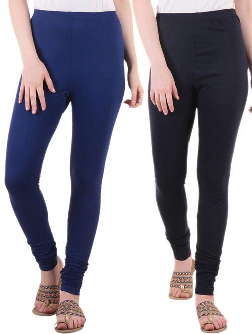 pack of 2 solid leggings - 19637484 - Very Small Image - 1