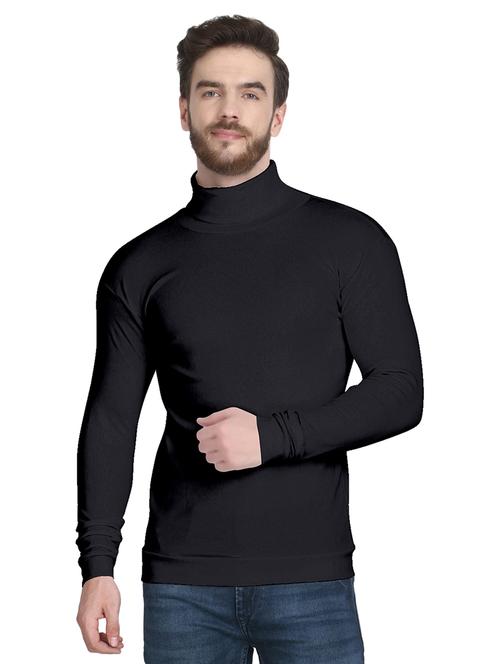 high neck solid pullover - 19637659 - Very Small Image - 1