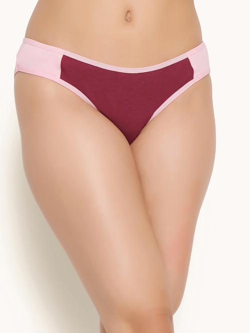 pink cotton bikini panty - 19638071 - Very Small Image - 1