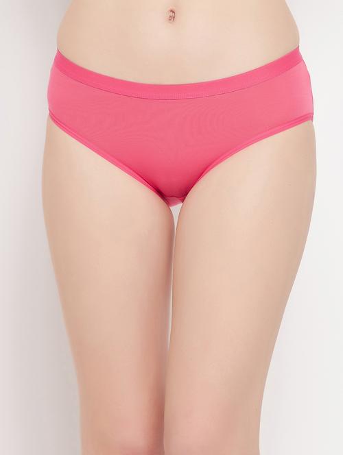 pink cotton hipster panty - 19638121 - Very Small Image - 1