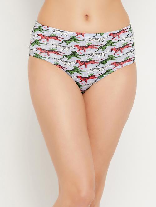 multi colored cotton hipster panty - 19638304 - Very Small Image - 1