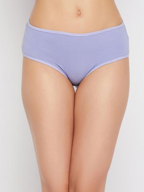 purple cotton hipster panty - 19638320 - Very Small Image - 1