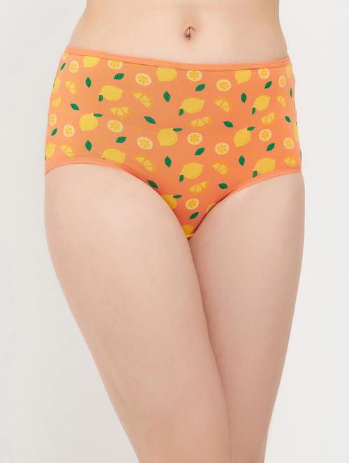 orange cotton hipster panty - 19638352 - Very Small Image - 1