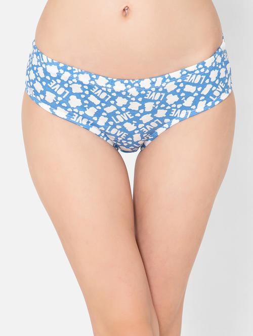 blue cotton hipster panty - 19638363 - Very Small Image - 1