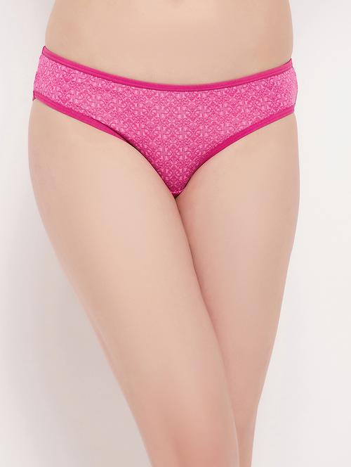 pink polyamide bikini panty - 19638390 - Very Small Image - 1