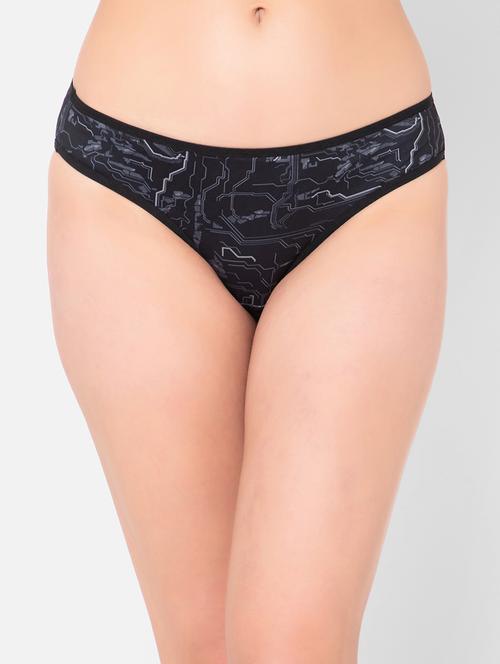 grey polyamide bikini panty - 19638410 - Very Small Image - 1