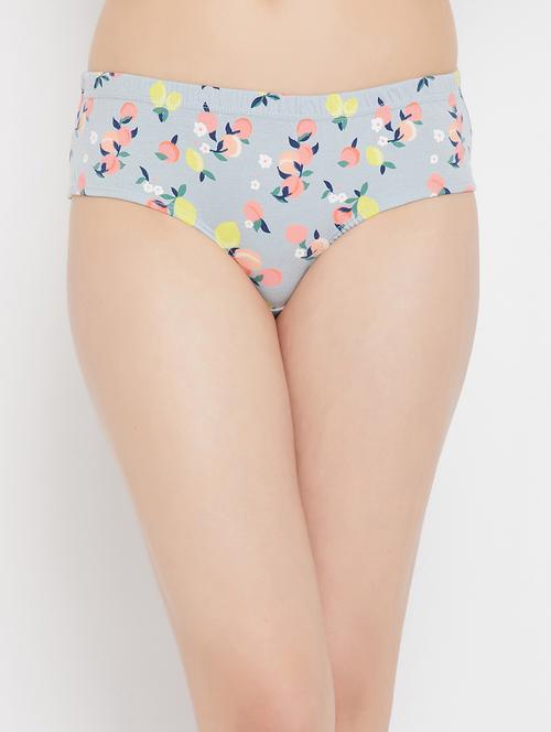 blue cotton hipster panty - 19638454 - Very Small Image - 1