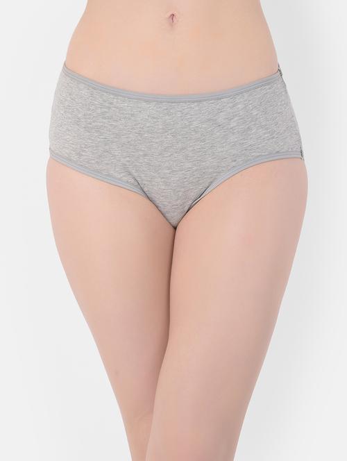 grey cotton hipster panty - 19638524 - Very Small Image - 1