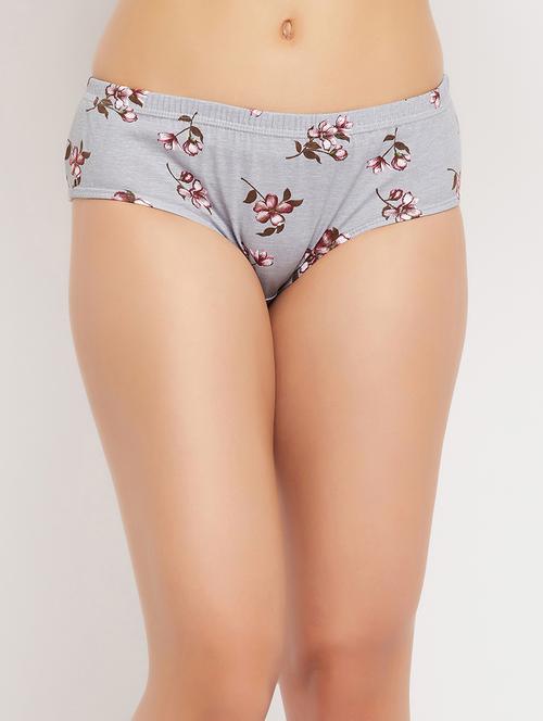 grey cotton hipster panty - 19638531 - Very Small Image - 1