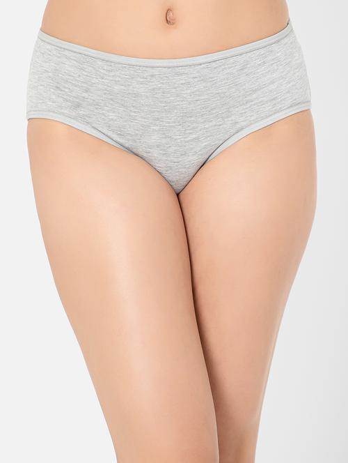 grey cotton hipster panty - 19638591 - Very Small Image - 1