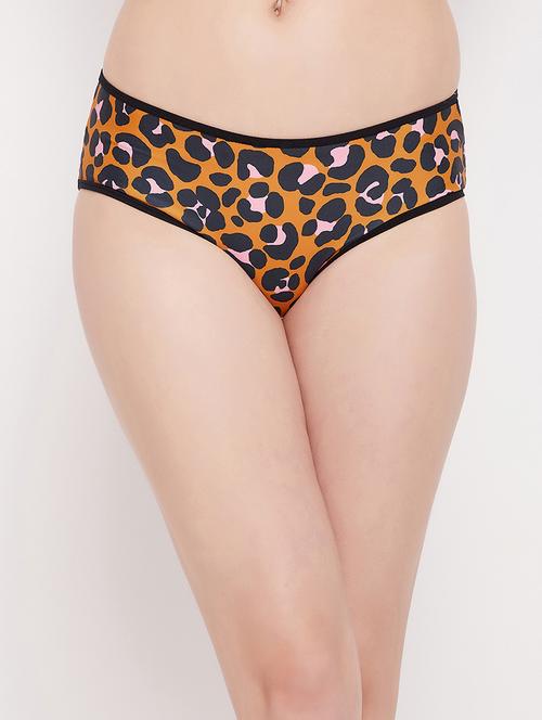 yellow polyamide hipster panty - 19638717 - Very Small Image - 1