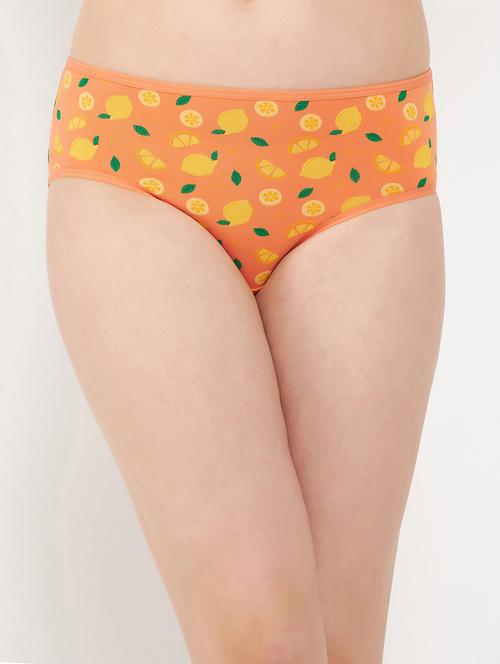 orange cotton hipster panty - 19638783 - Very Small Image - 1