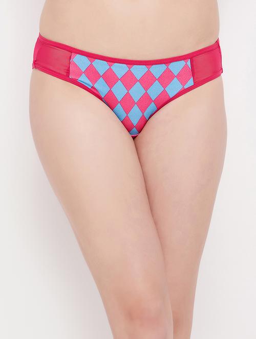 pink polyamide bikini panty - 19638790 - Very Small Image - 1