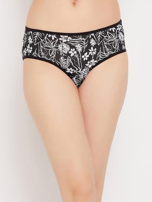 black cotton hipster panty - 19638861 - Very Small Image - 1