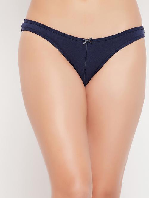 blue cotton bikini panty - 19638868 - Very Small Image - 1