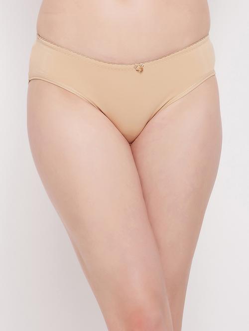 beige cotton hipster panty - 19638873 - Very Small Image - 1