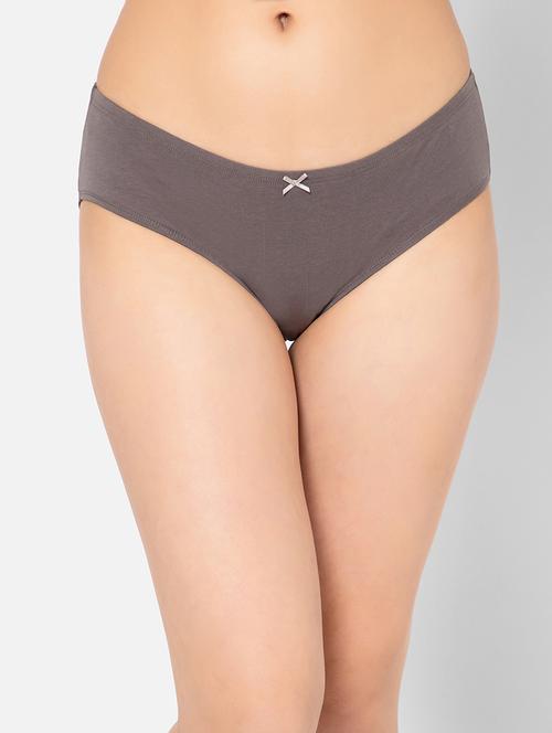 grey cotton hipster panty - 19638876 - Very Small Image - 1