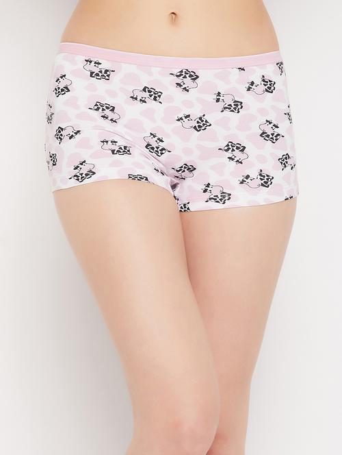white cotton boy shorts panty - 19638962 - Very Small Image - 1